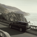 A 2022 Ford Expedition on the road