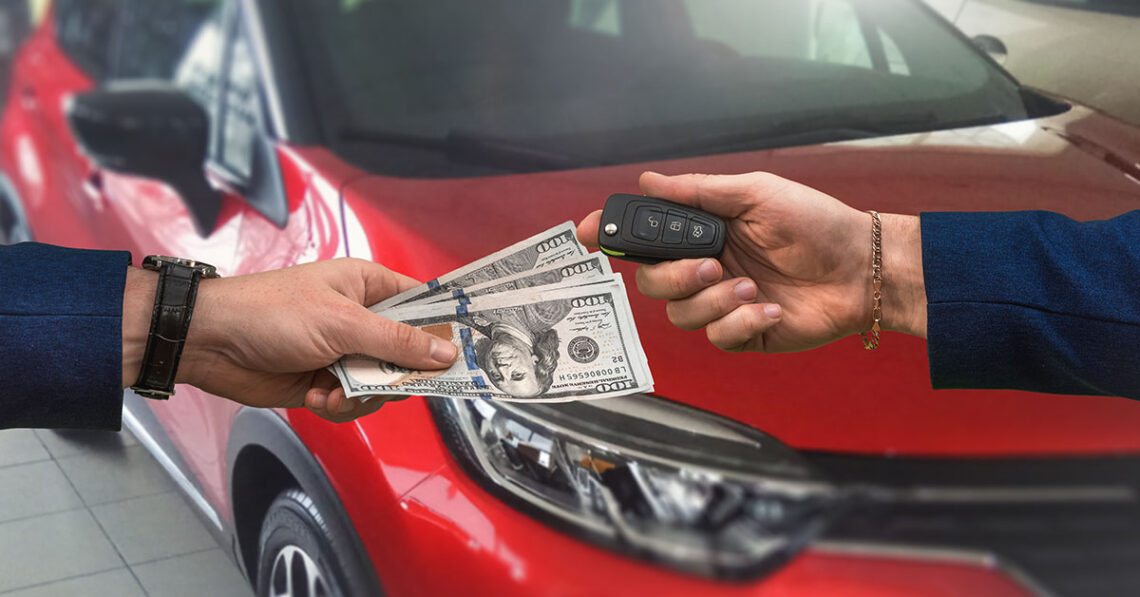 Keys and cash exchange when you value your trade