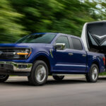 2026 Ford F-150 towing a camper