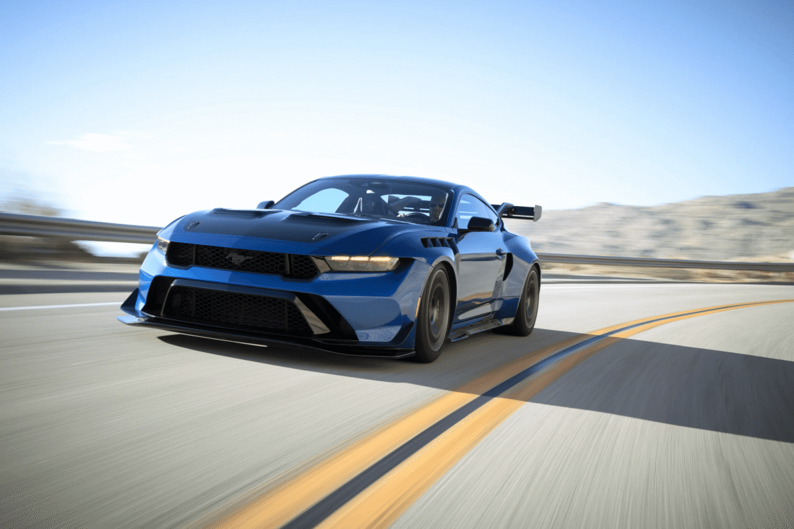 2026 Ford Mustang GTD on the road