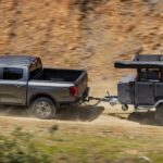 2026 Ford Ranger towing a trailer